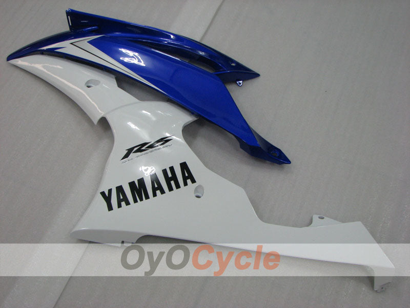 Kit de carenado de inyección para YZF-R6 08-16 - Azul, Blanco - Estilo de fábrica #OYO87905954