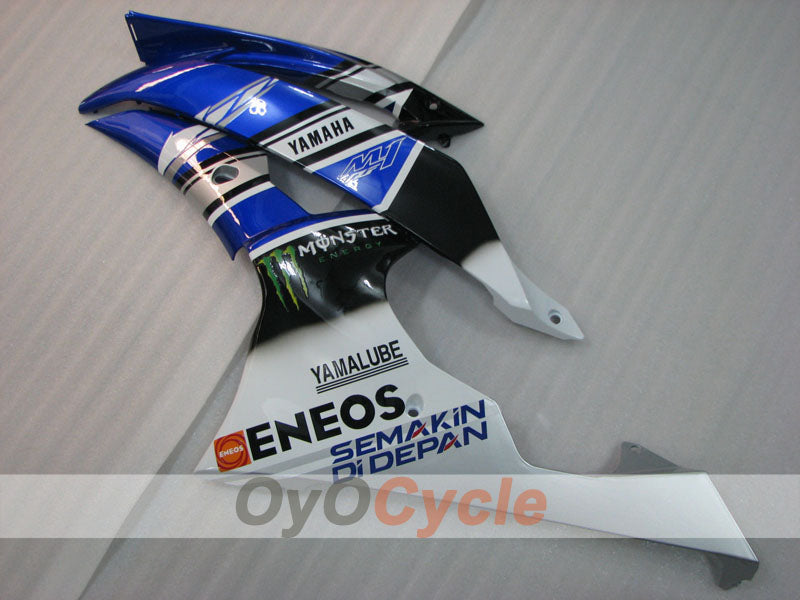 Kit de carenado por inyección para YZF-R6 08-16 - Azul, Blanco, Negro - Monster #OYO87905957