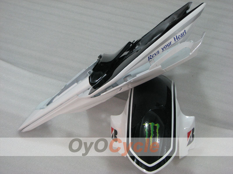 Kit de carenado por inyección para YZF-R6 08-16 - Azul, Blanco, Negro - Monster #OYO87905957