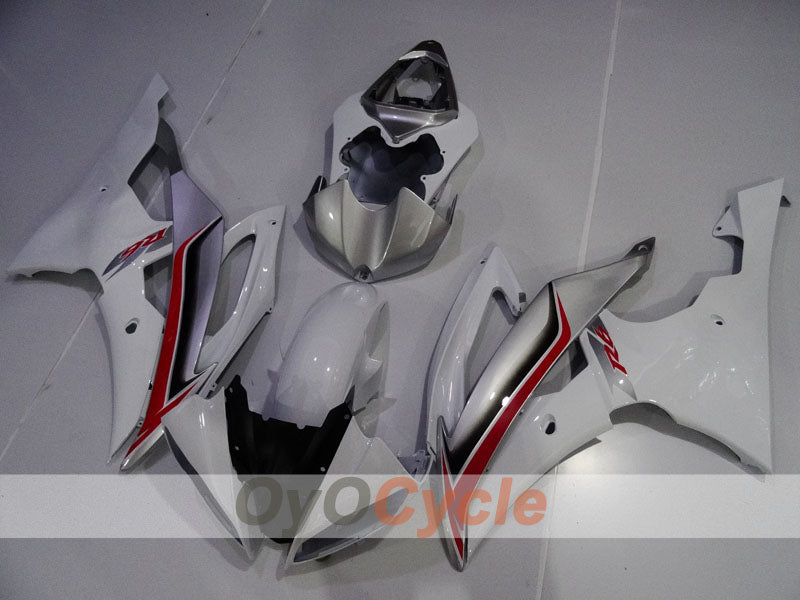 Kit de carenado por inyección para YZF-R6 08-16 - Blanco, Plata - Estilo de fábrica #OYO87905959 Imagen secundaria del producto