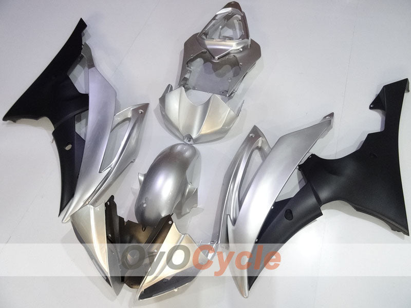 Kit de carenado por inyección para YZF-R6 08-16 - Negro, Plata - Estilo original #OYO87905965