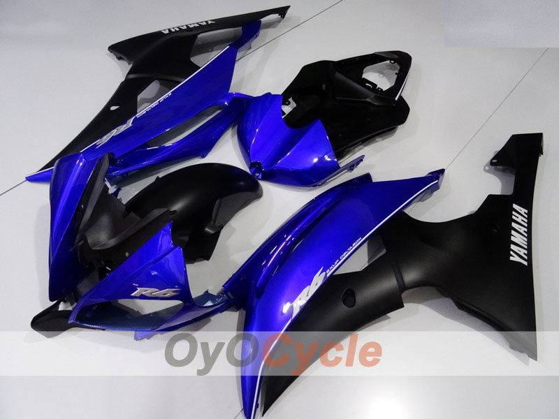 Kit de carenado por inyección para YZF-R6 08-16 - Azul, Negro - Estilo de fábrica #OYO87905966