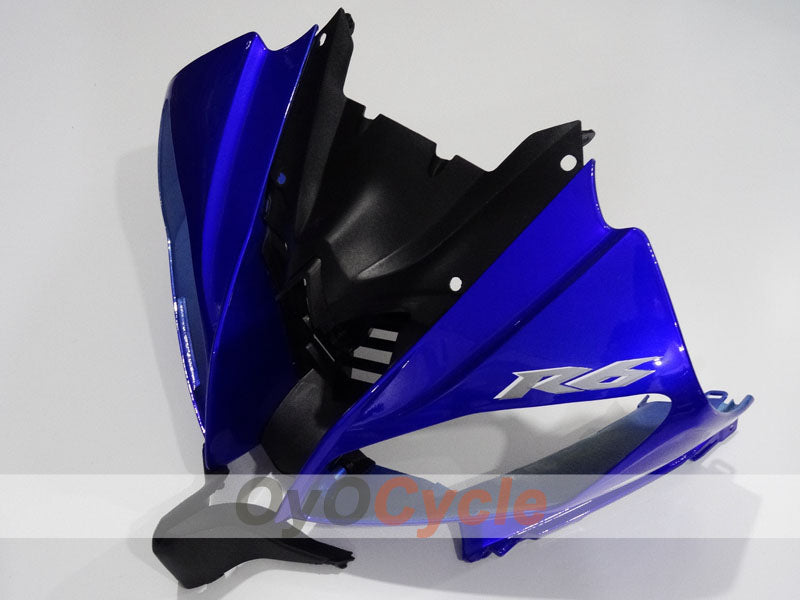 Kit de carenado por inyección para YZF-R6 08-16 - Azul, Negro - Estilo de fábrica #OYO87905966