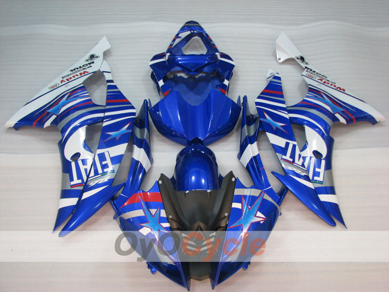 Kit de carenado por inyección para YZF-R6 08-16 - Azul, Blanco - FIAT #OYO87905968 Imagen secundaria del producto