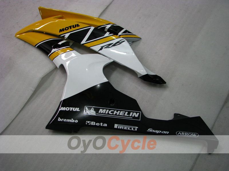 Kit de carenado por inyección para YZF-R6 08-16 - Amarillo, Negro - Estilo de fábrica #OYO87905969