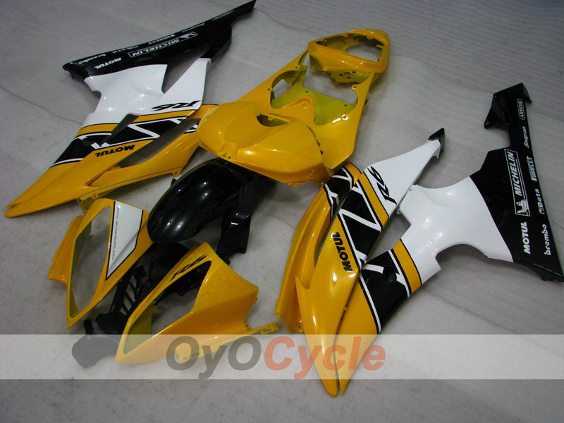 Kit de carenado por inyección para YZF-R6 08-16 - Amarillo, Negro - Estilo de fábrica #OYO87905969