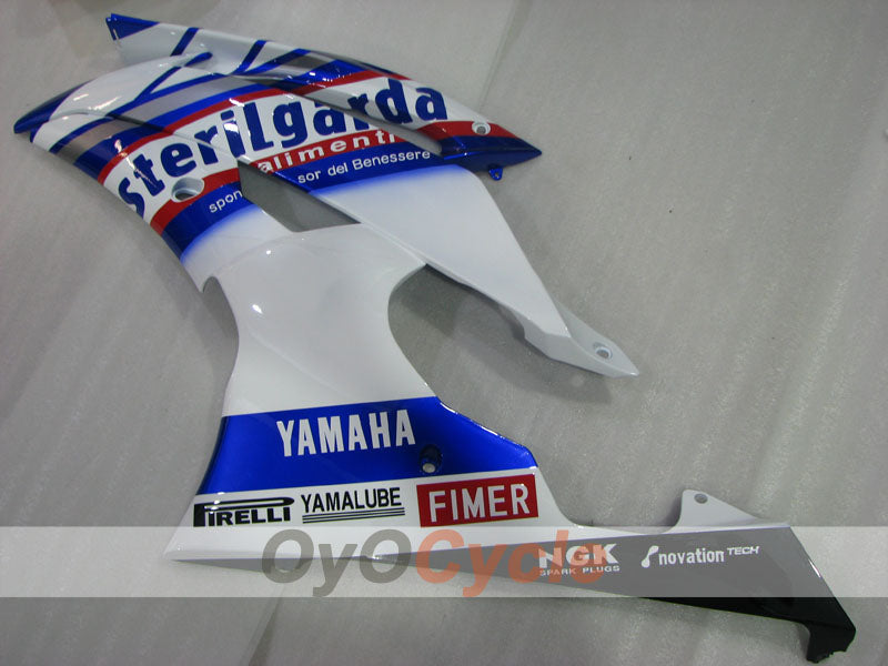 Carenado de inyección para YZF-R6 08-16 - Azul, Blanco - Sterilgarda #OYO87905971