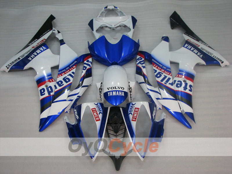 Kit de carenado por inyección para YZF-R6 08-16 - Azul, Blanco - Sterilgarda #OYO87905972