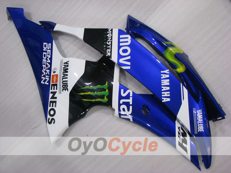 Carenado lateral izquierdo y derecho para Yamaha 08-16 YZF-R6 #OYO87912876