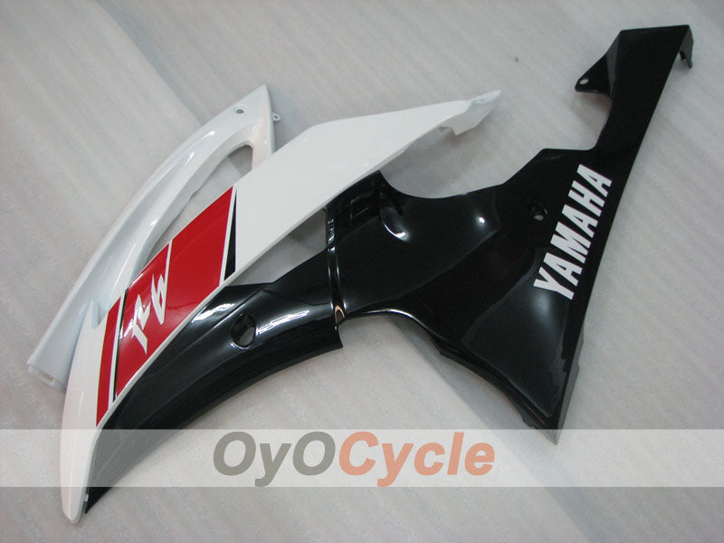Carenado de inyección para YZF-R6 08-16 - Rojo, Blanco,, Negro - Estilo de fábrica #OYO87905975