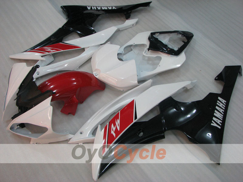 Carenado de inyección para YZF-R6 08-16 - Rojo, Blanco,, Negro - Estilo de fábrica #OYO87905975