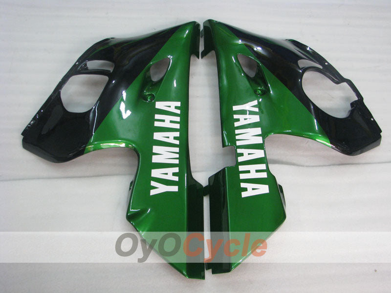 Carenado de inyección para YZF-R6 98-02 - Verde, Negro - Llama #OYO87905977