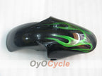 Carenado de inyección para YZF-R6 98-02 - Verde, Negro - Llama #OYO87905977