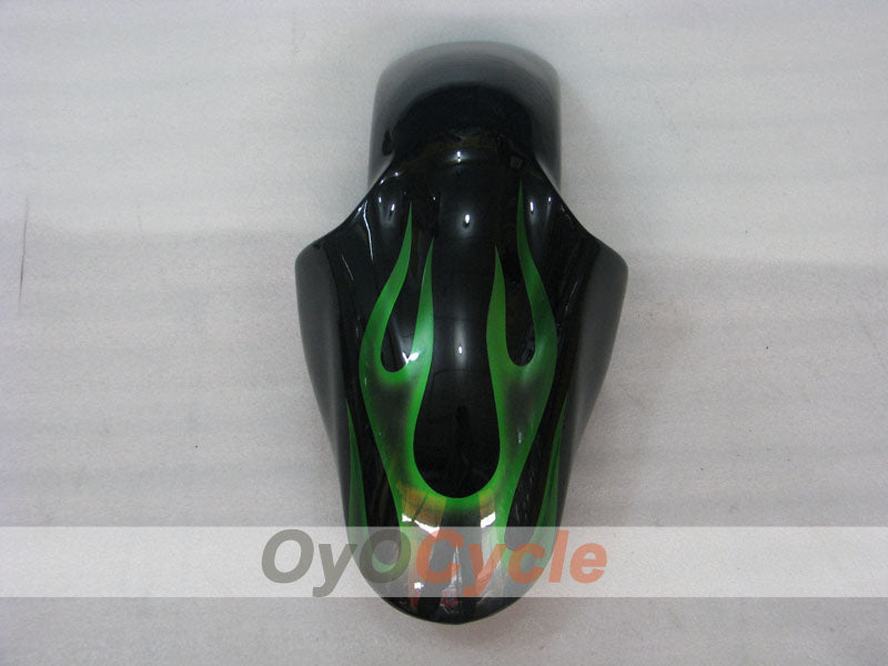 Carenado de inyección para YZF-R6 98-02 - Verde, Negro - Llama #OYO87905977