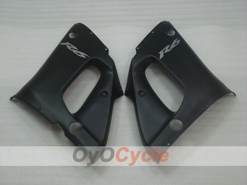 Kit de carenado por inyección para YZF-R6 98-02 - Negro Mate - Estilo Original #OYO87905978