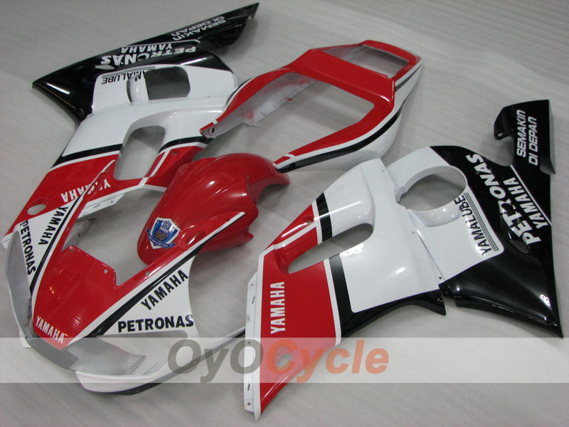 Kit carenado inyectado para YZF-R6 98-02 - Rojo, Blanco, Negro - PETRONAS #OYO87905979 Imagen secundaria del producto