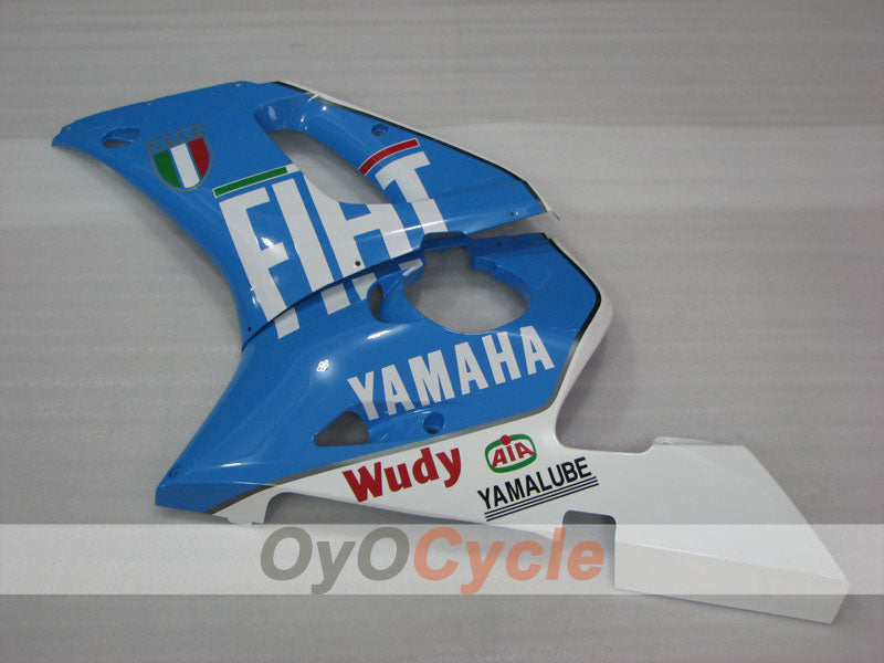Kit de carenado de inyección para 98-02 YZF-R6 - Azul, Blanco - FIAT #OYO87905980