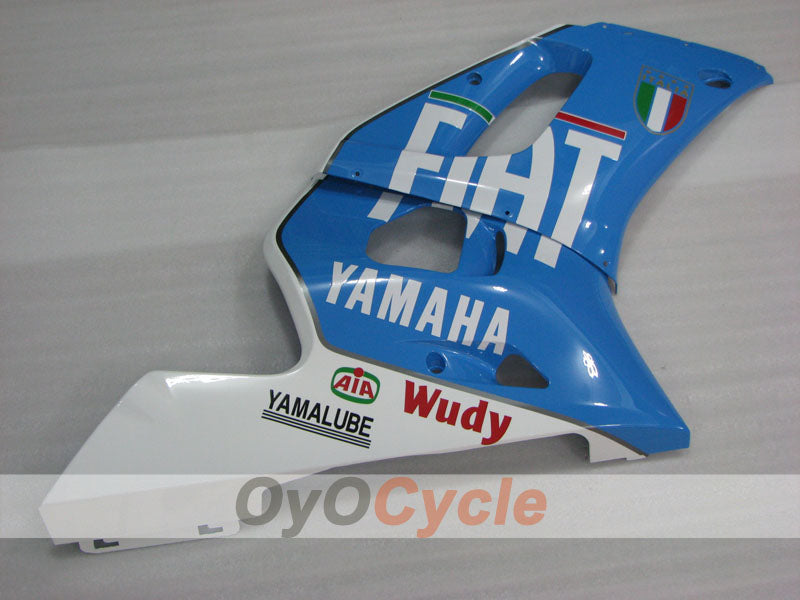 Kit de carenado de inyección para 98-02 YZF-R6 - Azul, Blanco - FIAT #OYO87905980