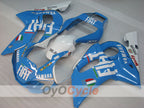 Kit de carenado de inyección para 98-02 YZF-R6 - Azul, Blanco - FIAT #OYO87905980