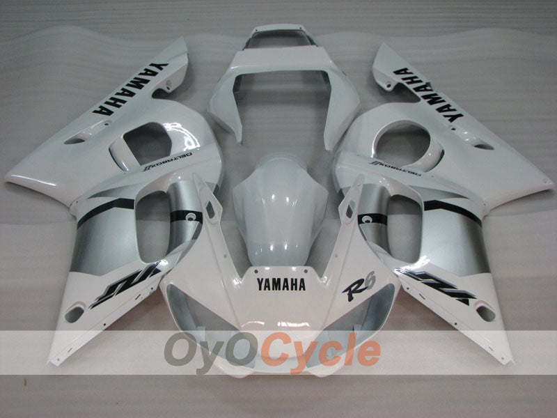 Kit de carenado por inyección para YZF-R6 98-02 - Blanco - Estilo de fábrica #OYO87905982