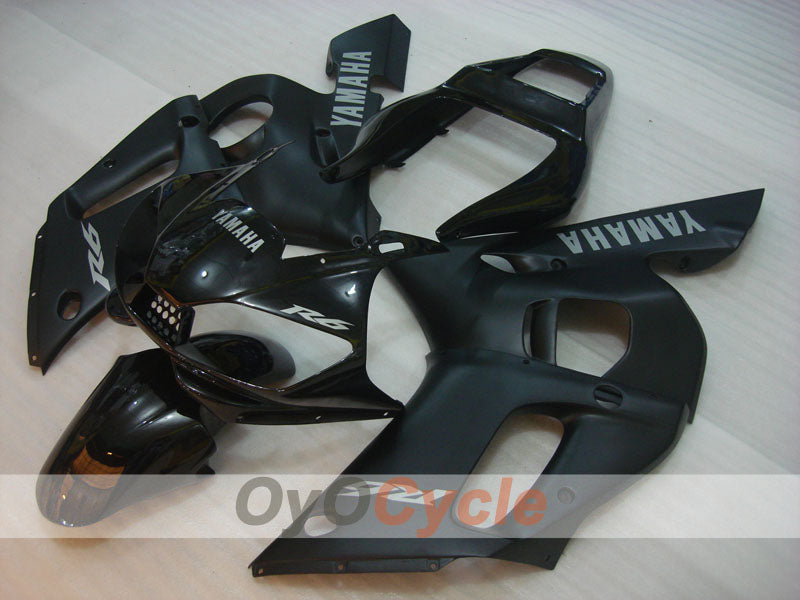 Kit de carenado por inyección para YZF-R6 98-02 - Negro, Mate - Estilo de fábrica #OYO87905985 Imagen secundaria del producto