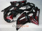 Kit de carenado por inyección para YZF-R6 98-02 - Rojo, Negro - Llama #OYO87905987