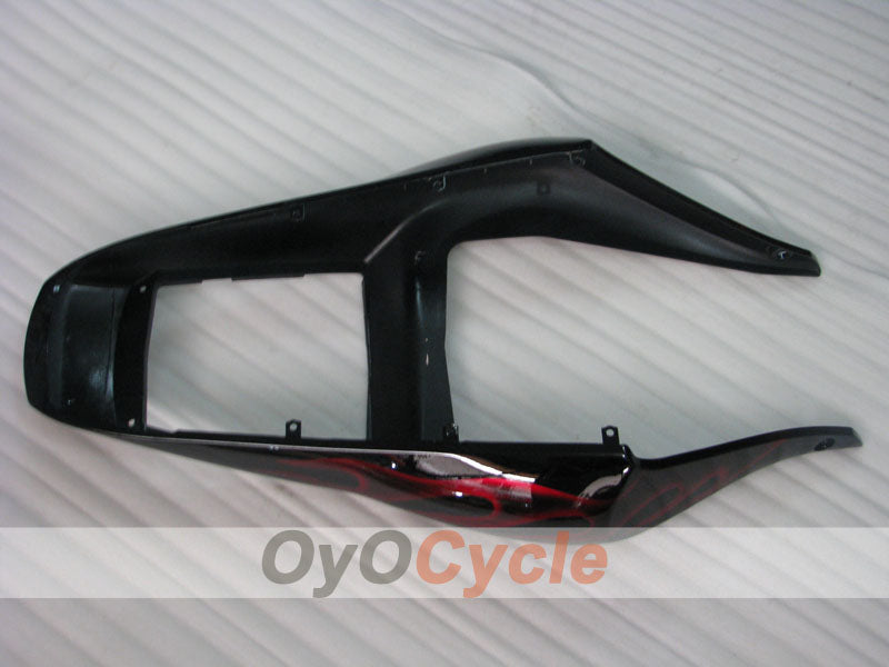 Kit de carenado por inyección para YZF-R6 98-02 - Rojo, Negro - Llama #OYO87905987
