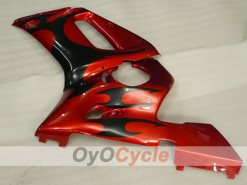 Kit de carenado por inyección para YZF-R6 98-02 - Rojo, Negro - Estilo de fábrica #OYO87905991