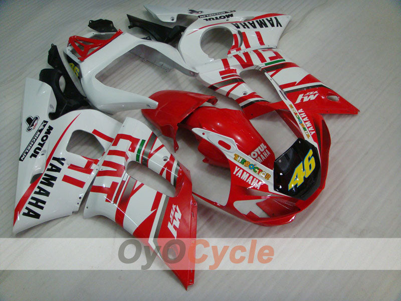 Kit de carenado por inyección para YZF-R6 98-02 - Rojo, Blanco - FIAT #OYO87905993 Imagen principal del producto
