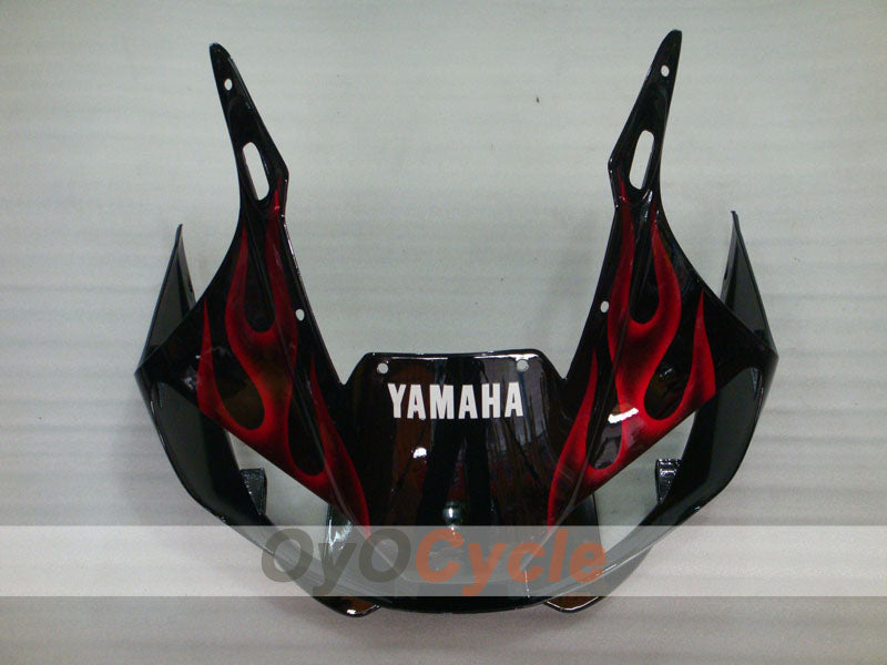 Carenado inyectado para YZF-R6 98-02 - Rojo, Negro - Llama #OYO87905994
