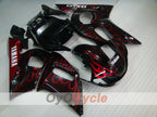 Carenado inyectado para YZF-R6 98-02 - Rojo, Negro - Llama #OYO87905994