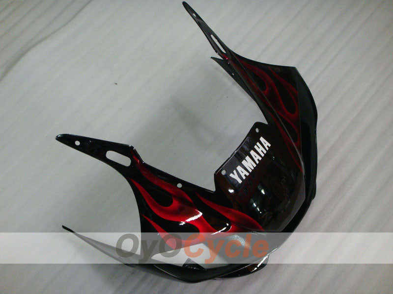 Carenado inyectado para YZF-R6 98-02 - Rojo, Negro - Llama #OYO87905994