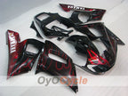 Kit de carenado de inyección para YZF-R6 98-02 - Rojo, Negro - Llama #OYO87905995