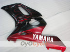 Kit de carenado de inyección para YZF-R6 98-02 - Rojo, Negro - Llama #OYO87905995