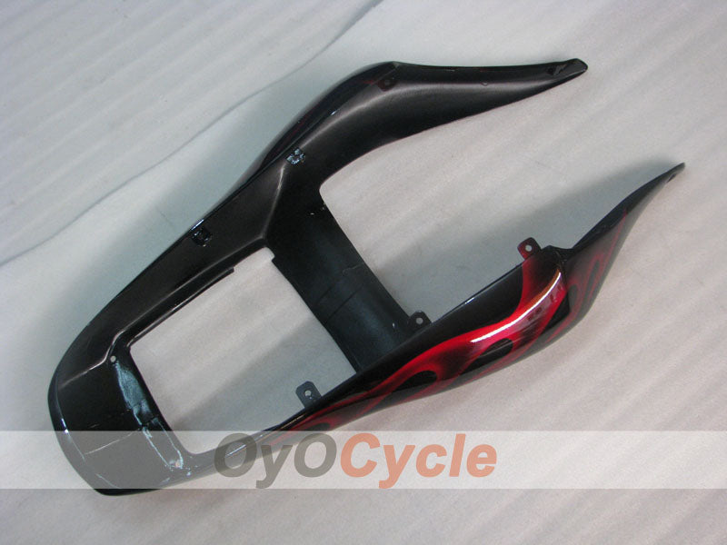 Kit de carenado de inyección para YZF-R6 98-02 - Rojo, Negro - Llama #OYO87905995