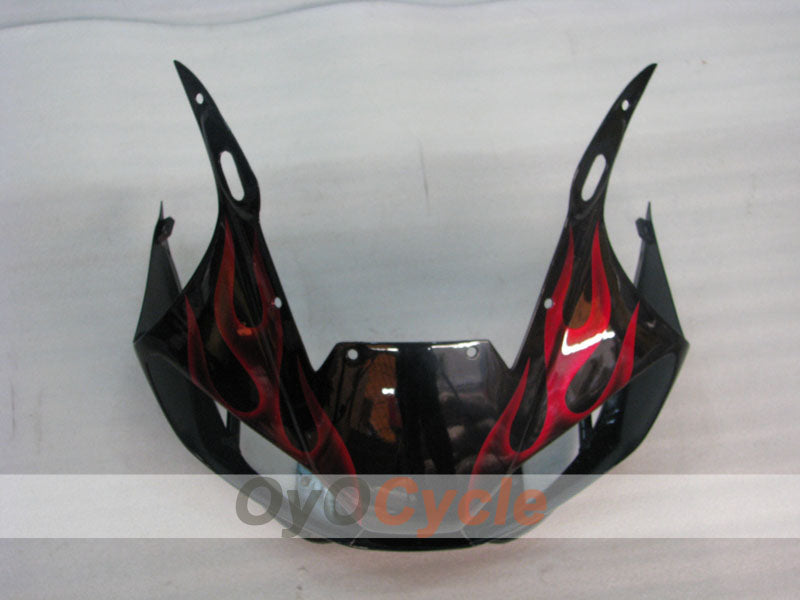 Kit de carenado de inyección para YZF-R6 98-02 - Rojo, Negro - Llama #OYO87905995