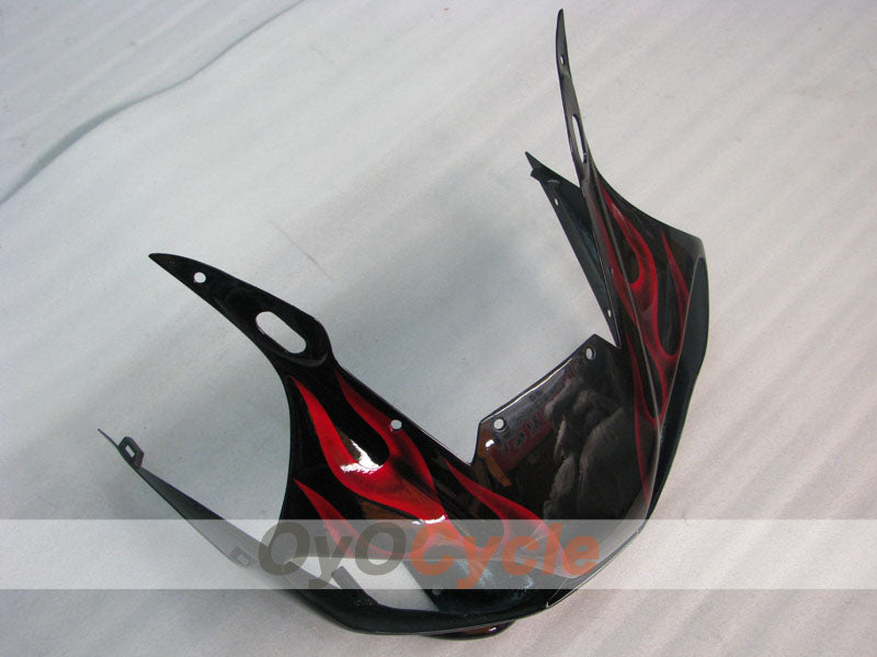 Kit de carenado de inyección para YZF-R6 98-02 - Rojo, Negro - Llama #OYO87905995