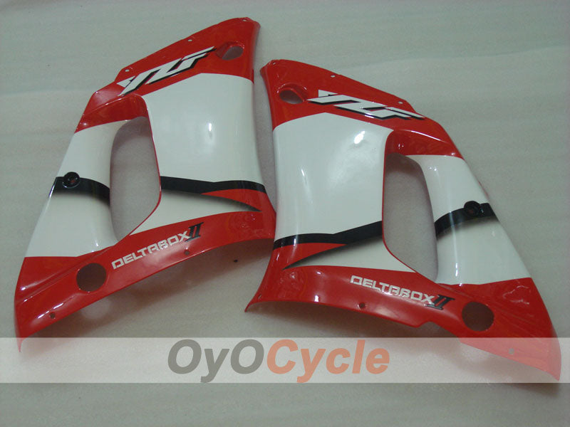 Kit de carenado de inyección para YZF-R6 98-02 - Rojo, Blanco, Negro - Estilo de fábrica #OYO87905997