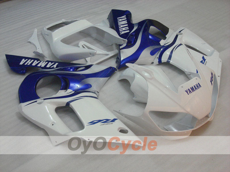 Kit de carenado por inyección para YZF-R6 98-02 - Azul, Blanco - Estilo de fábrica #OYO87905998