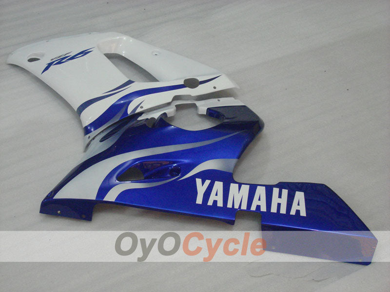 Kit de carenado por inyección para YZF-R6 98-02 - Azul, Blanco - Estilo de fábrica #OYO87905998