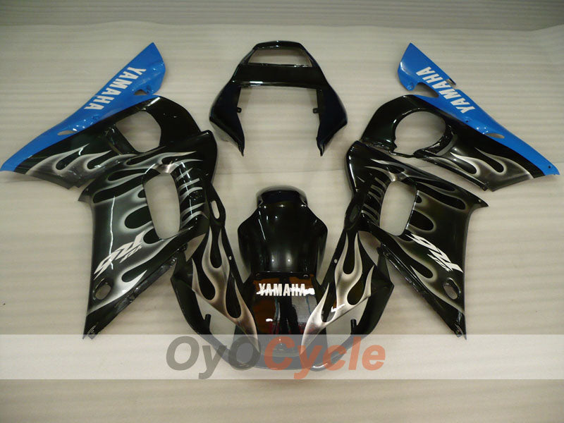 Carenado por inyección para YZF-R6 98-02 - Azul, Negro - Llama #OYO87905999