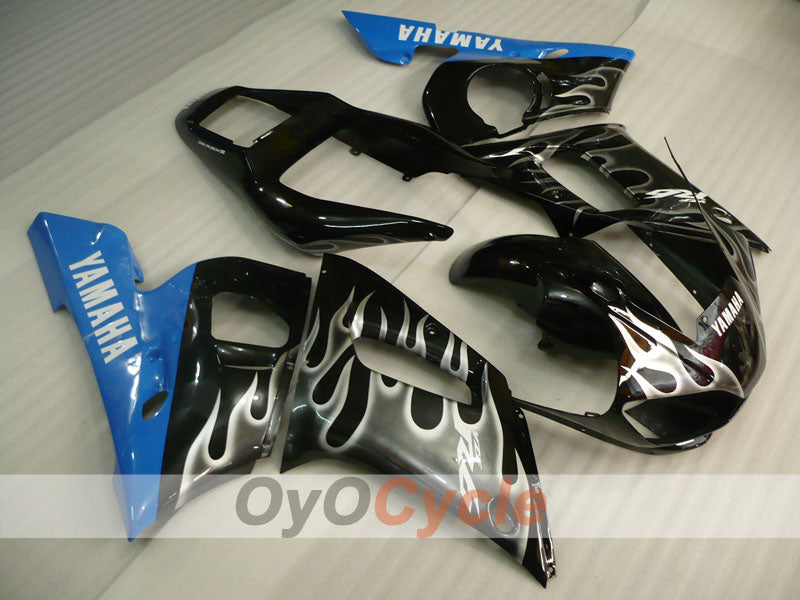 Carenado por inyección para YZF-R6 98-02 - Azul, Negro - Llama #OYO87905999