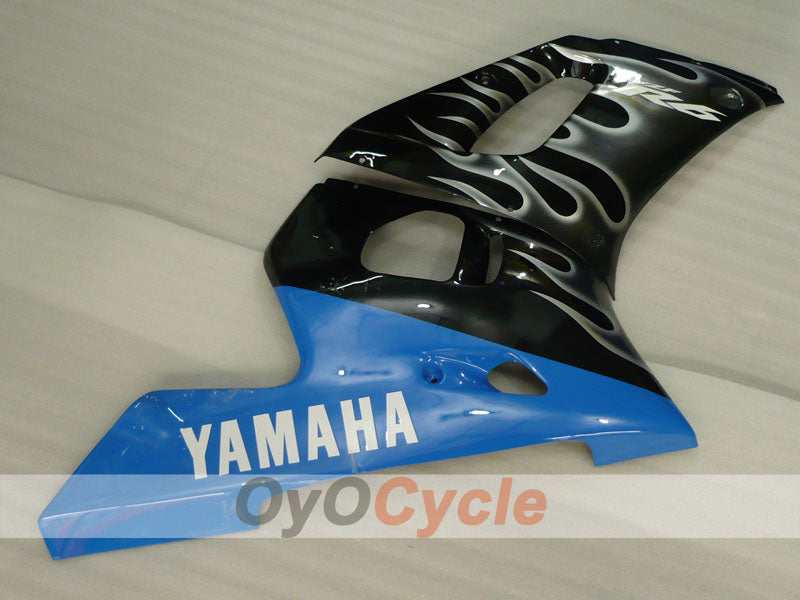 Carenado por inyección para YZF-R6 98-02 - Azul, Negro - Llama #OYO87905999