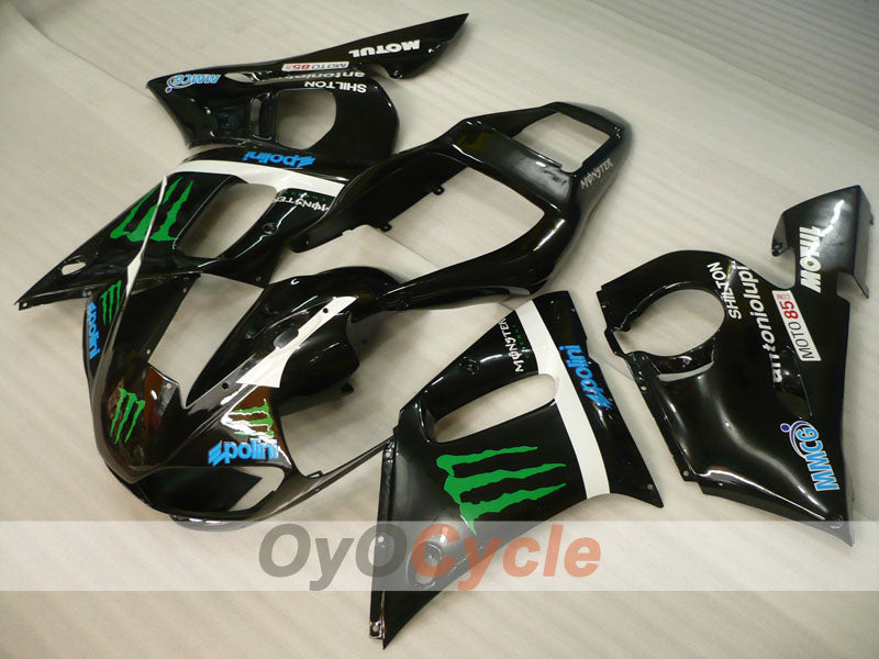 Carenado de inyección para YZF-R6 98-02 - Negro - Monster #OYO87906000 Imagen secundaria del producto