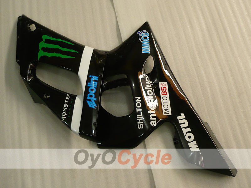 Carenado de inyección para YZF-R6 98-02 - Negro - Monster #OYO87906000