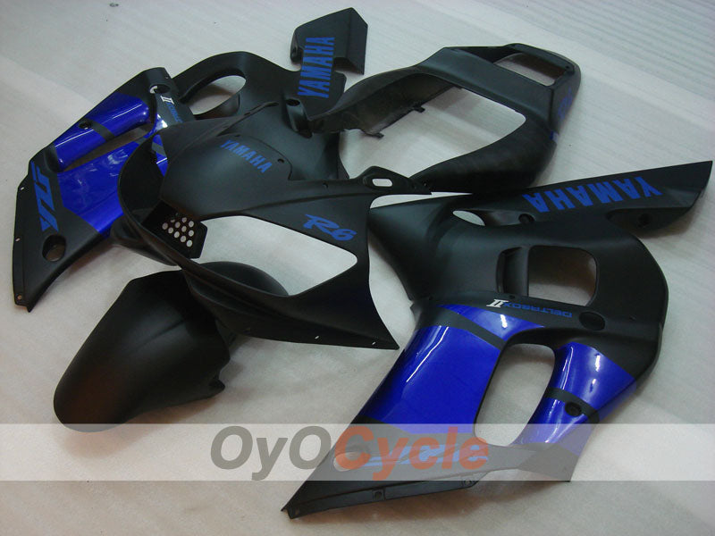 Kit de carenado por inyección para YZF-R6 98-02 - Azul, Negro, Mate - Estilo de fábrica #OYO87906002 Imagen secundaria del producto