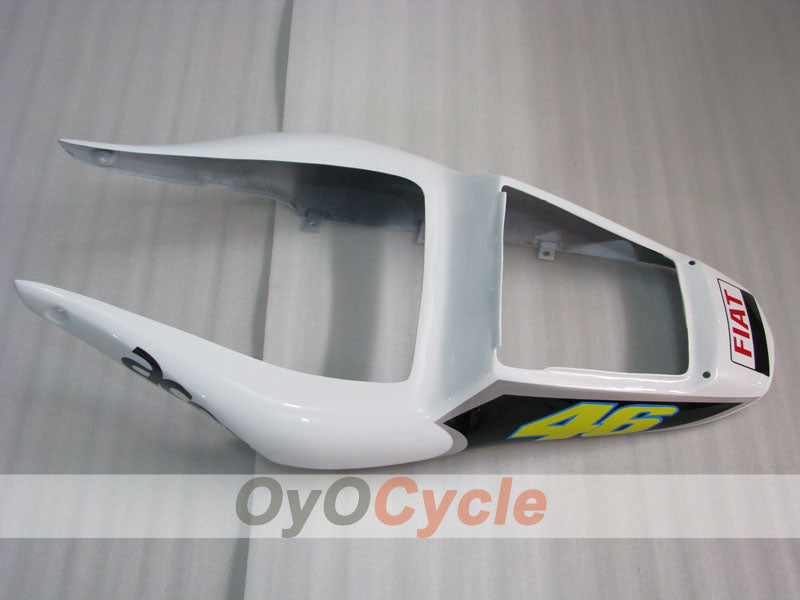 Kit de carenado por inyección para YZF-R6 98-02 - Rojo, Blanco - FIAT #OYO87906004