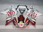 Kit de carenado por inyección para YZF-R6 98-02 - Rojo, Blanco - FIAT #OYO87906004