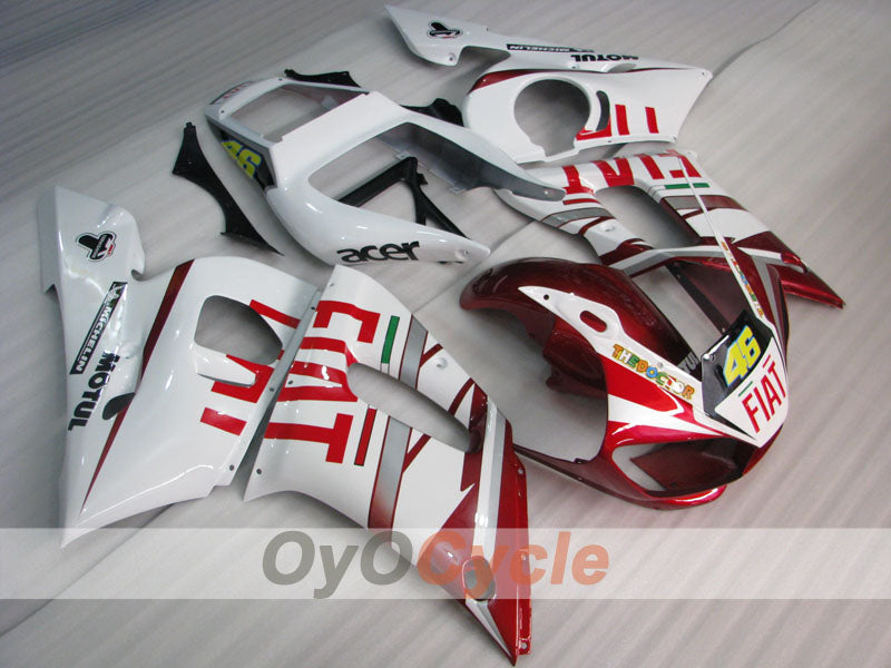 Kit de carenado por inyección para YZF-R6 98-02 - Rojo, Blanco - FIAT #OYO87906004 Imagen principal del producto