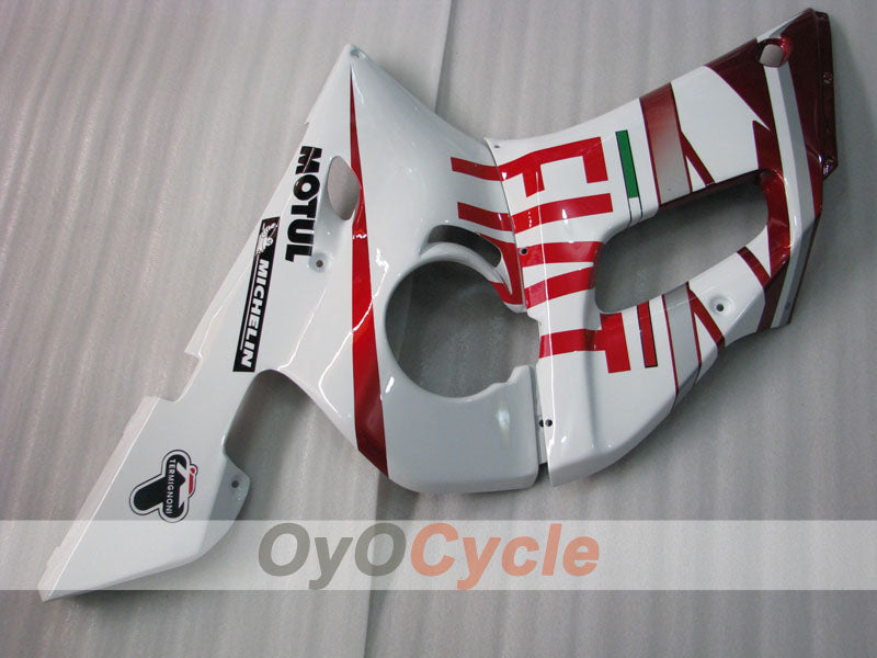 Kit de carenado por inyección para YZF-R6 98-02 - Rojo, Blanco - FIAT #OYO87906004